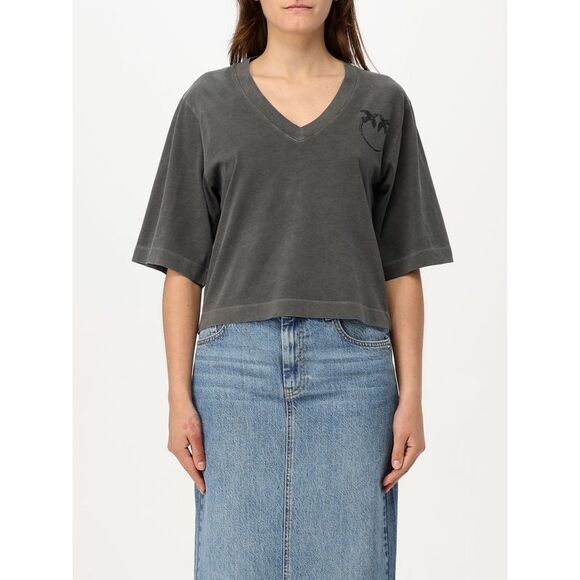Pinko T-Shirt Woman Grey 1